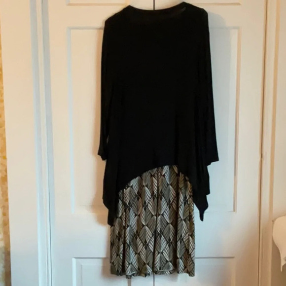 👁 Charter Club Embellished Dress with Knit Cardigan Size L 👁 - Picture 3 of 15